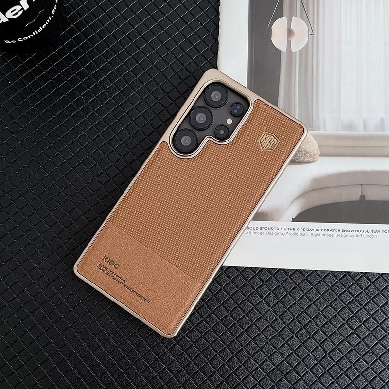 For Samsung Galaxy S23 S24 S25 Ultra Plus Case KIGC Ultimate Perfection Series Matte Leather Back Cover