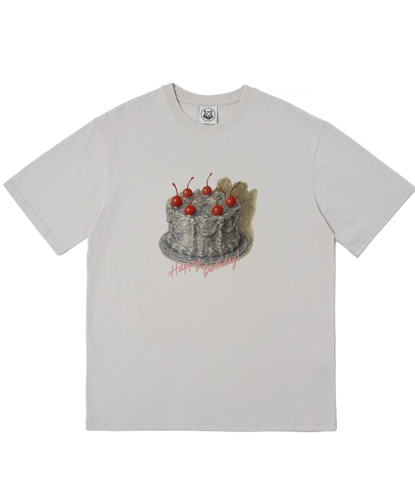 MATCHGLOBE Happy Birthday Oversized Tee (Beige)