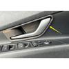 For Hyundai Elantra 2021-2024 Wood Grain Inner Door Handle Lock Cover Trim 4PCS