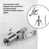 Grease Tool Coupler Detachable 690Bar Handheld Leakproof Rubber Sealing Ring Replacing M6/M8/M10/M12/M14 Nozzle Tools