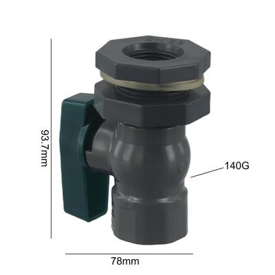 Hose Adapter Valve 3/4 Inch Tap Rainwater Collection Efficient Water Distribution Flexible Water Flow Leak-proof Seal