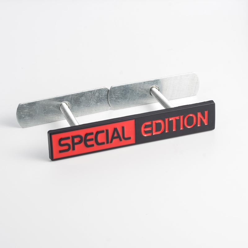 lsfc6 3D Metal Special Edition Logo Car Front Grille Emblem Rear Trunk Badge Decor Sticker For Toyota Ford Nissan Jeep Honda Opel Fiat