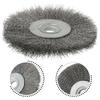 4.5In Wire Wheel Brush Crimped Wire Wheel Brush Stainless Steel Wire Wheel Brush