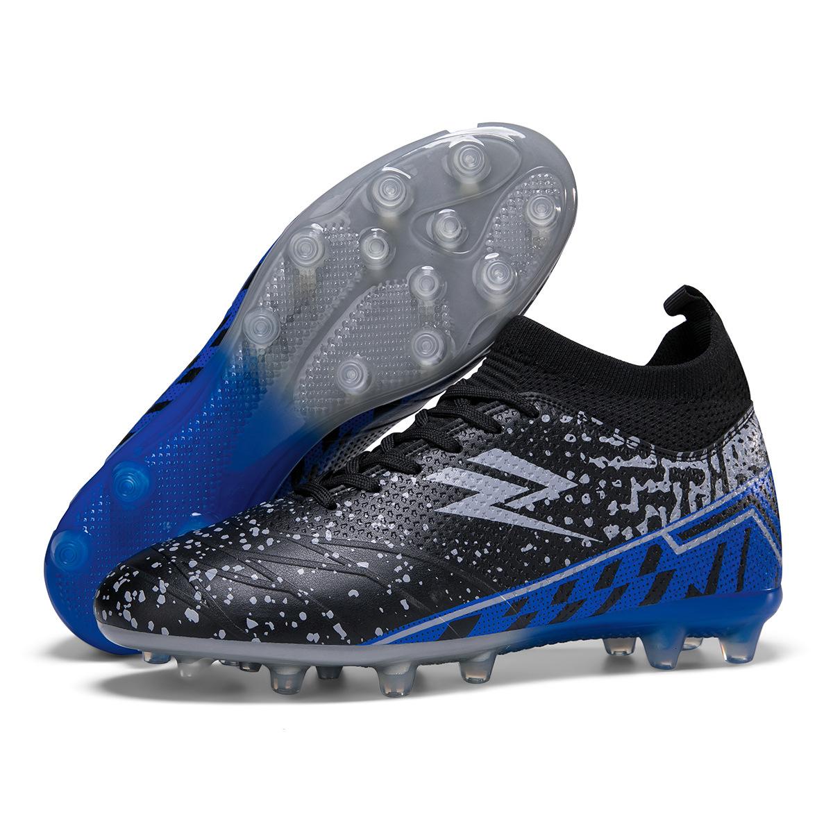 

New high-top football shoes Male and female students outdoor sports professional training football shoes 44