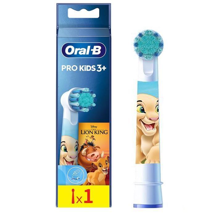 Embout brosse à dents électrique - Oral-B - EB10s Lion King - Enfant 3 ans et plus - Poils ultra doux