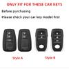 Metall Auto Fernbedienung Schlüsselhülle Hülle Halter Schale Tasche Anhänger Für Toyota Crown Mirai Alpharo Corolla Cross Prius Camry bZ4X bZ3 Rav4 bZ5