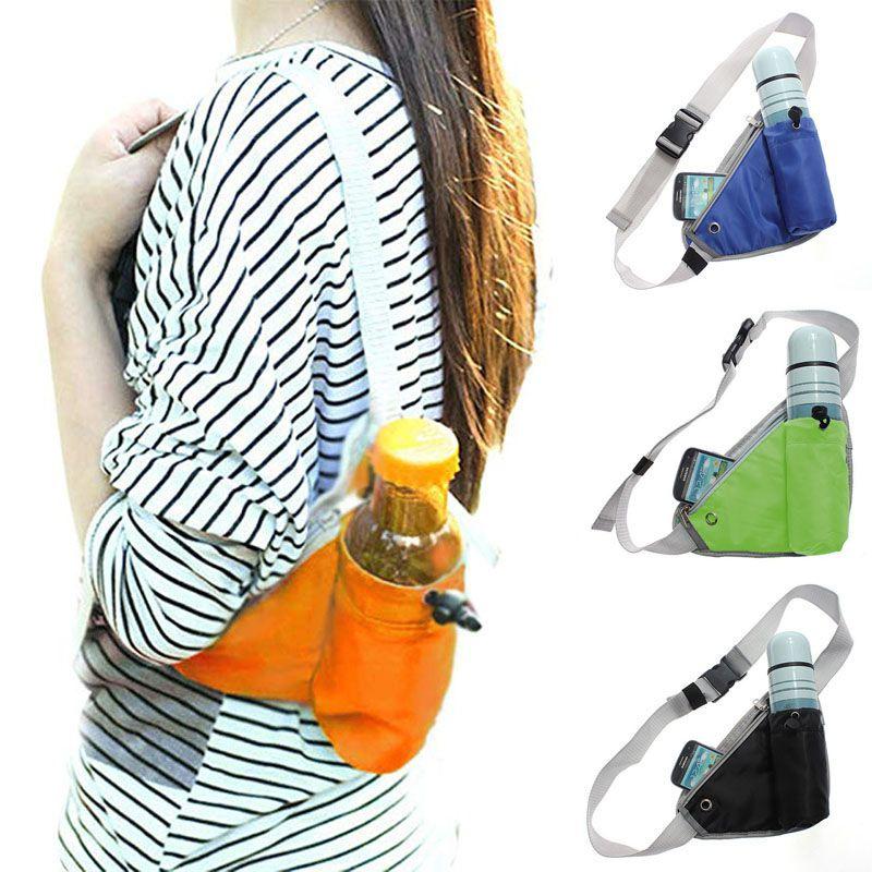 Stylish Cycling Belt Waist Bum Bag With Water Bottle Holder For Outdoor Adventures