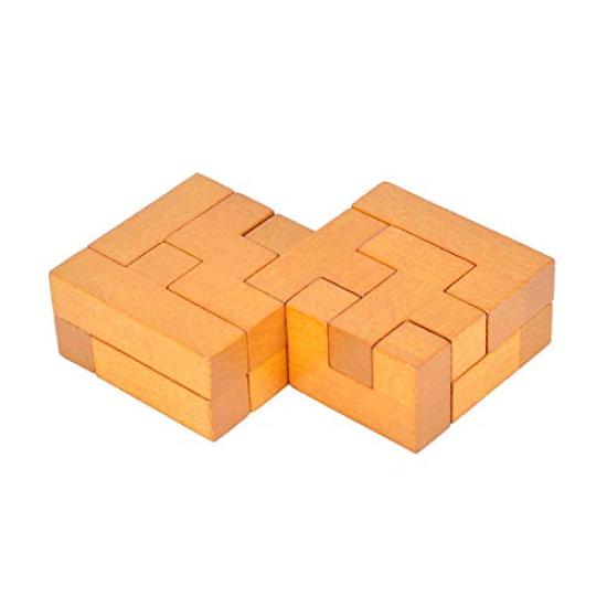 Lifepower Wooden Puzzle, Wooden Toy, Educational Toy for Adults and Adults, Brain Training, Compact, Educational Toy, Time Killer, Suitable for