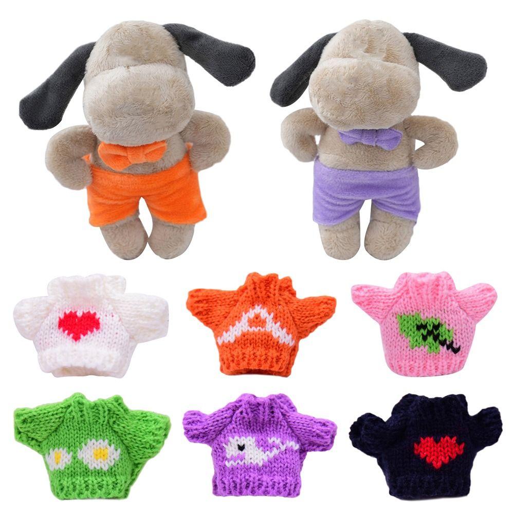 

Одяг для ляльок своїми руками Барвисті аксесуари для ляльок для собаки Воллеса Громіта 10 см, бавовняної ляльки 10-15 см Pink A