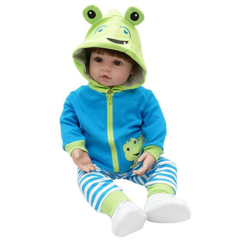 Adorable Silicone Reborn Baby Boy Doll With Realistic Features And Soft Vinyl