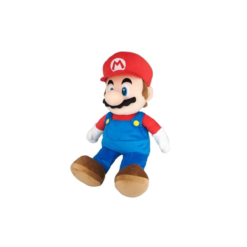 Sanei Boeki Super Mario ALL STAR COLLECTION Mario (LL) W41 X D30 X H82cm Plush Toy AC77