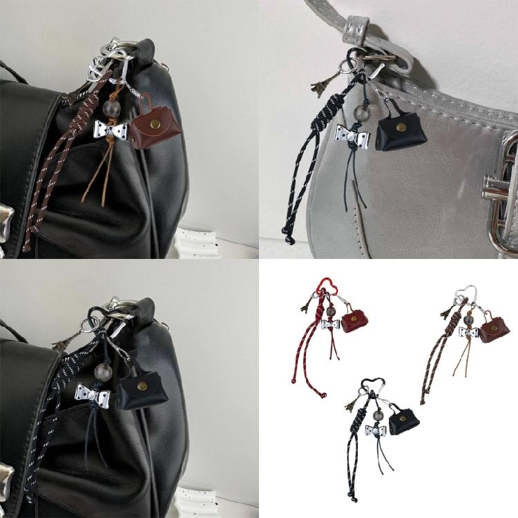 Elegant Keyring Bag Adornment Bags Pendant Ornament Offers Both Functionality and Aesthetic Appeal for Everyday Use