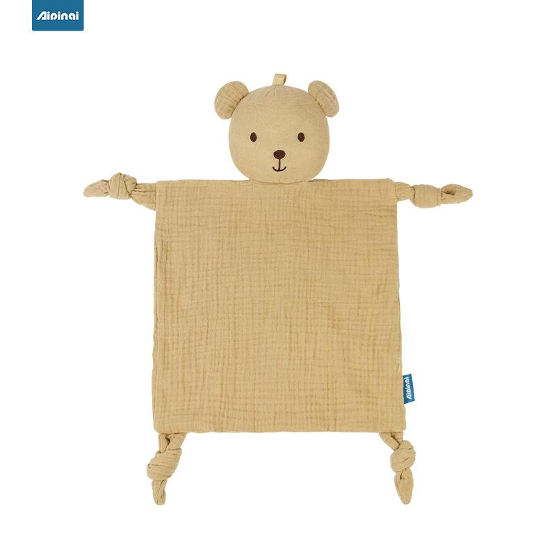 

Кукла-полотенце в виде слона из двухслойной хлопковой марли Aipinqi Baby Comfort 25*25 cm