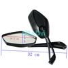 LMoDri 2pcs/Pair Motorcycle Rear View Mirror Motorbike Rearview Mirrors Motocross Back Side Mirror ATV Moto Dirt Pit