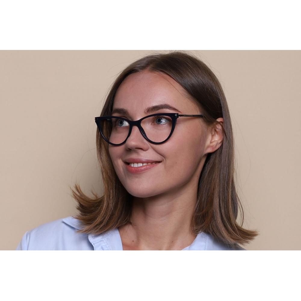 Full Rim Cat Eye Dark Blue Smartbuy Collection Soren Ac1c Fashion Women Eyeglasses