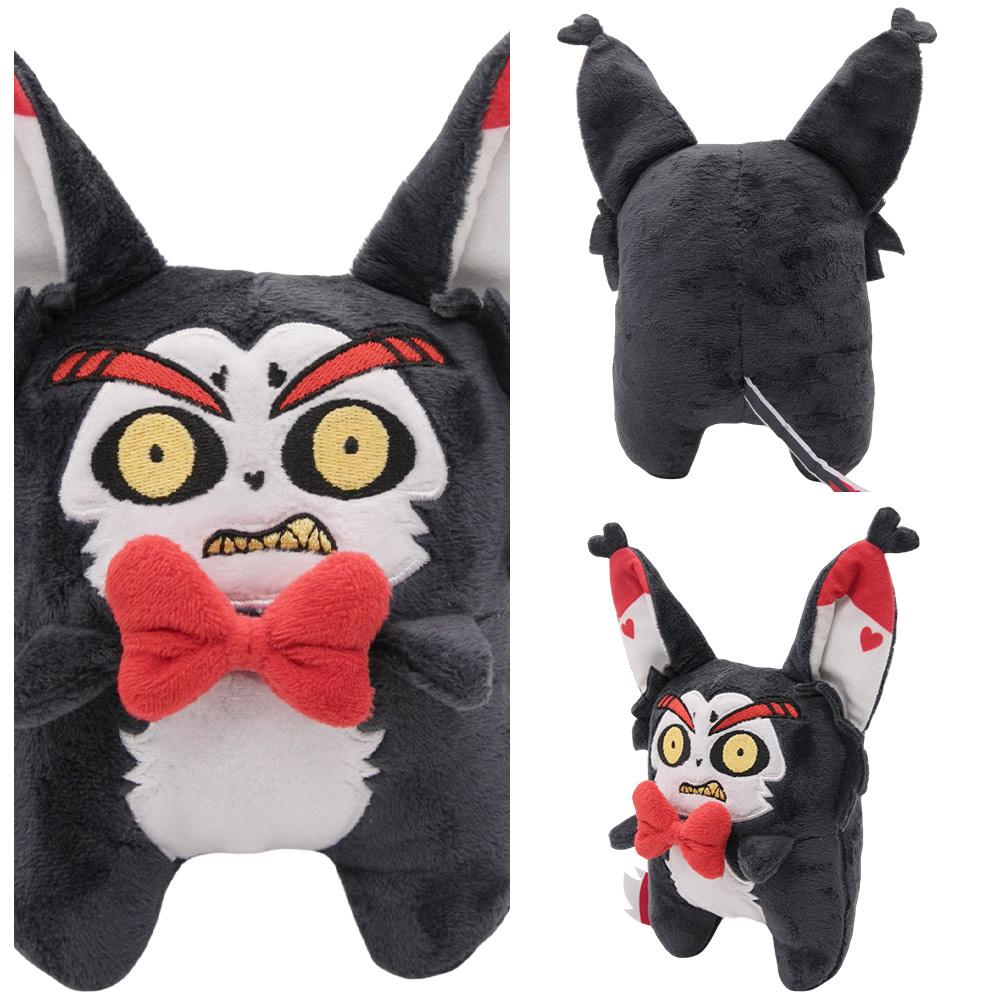 Cursed Cat Alastor Cosplay Plush Angel Dust Husk Lucifer Fat Nuggets Plushies Cartoon Hotel Fantasy Birthday Gifts Mascot Props