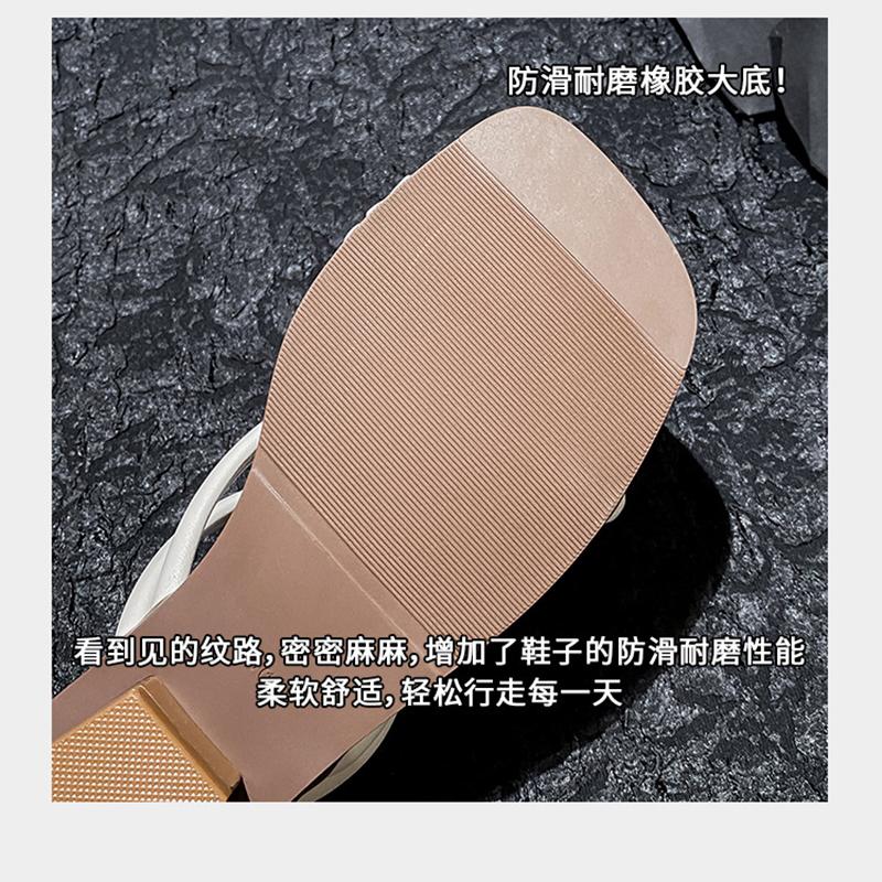 Модные летние женские сандалии для отдыха на открытом воздухе 2024 года в корейском стиле — фото 7