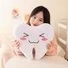 Simulation Teeth Stuffed Doll Expression Love Teeth Pillow Lovely Tooth Plush Toys  Children Kids
