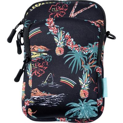 Neopren-Handytasche praktisch für kurze Ausflüge Breite 12 x Höhe 19 x Tiefe 2 cm Aloha Schwarz Einfach, Ihr Smartphone in die Vordertasche zu stecken und