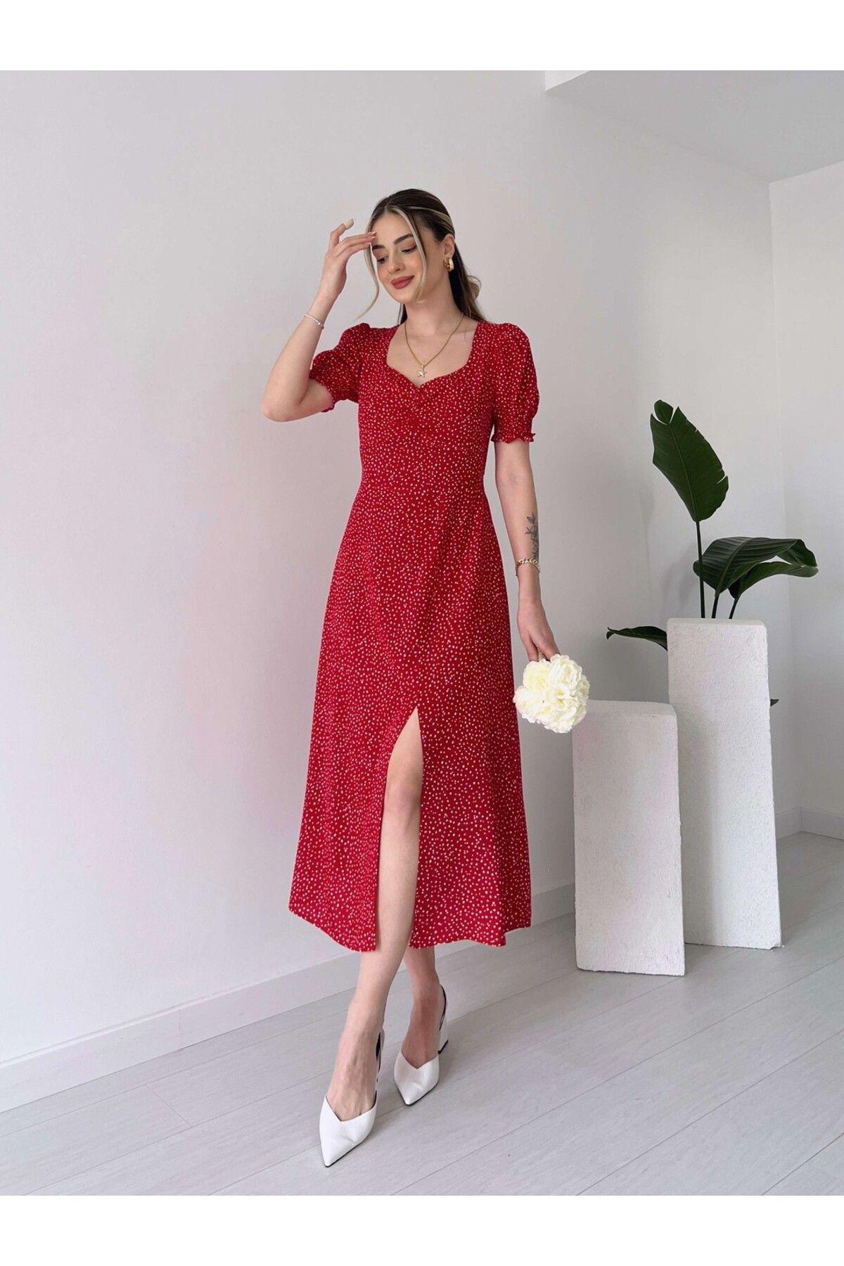 

Женское модное платье Olivia большого размера в горошек