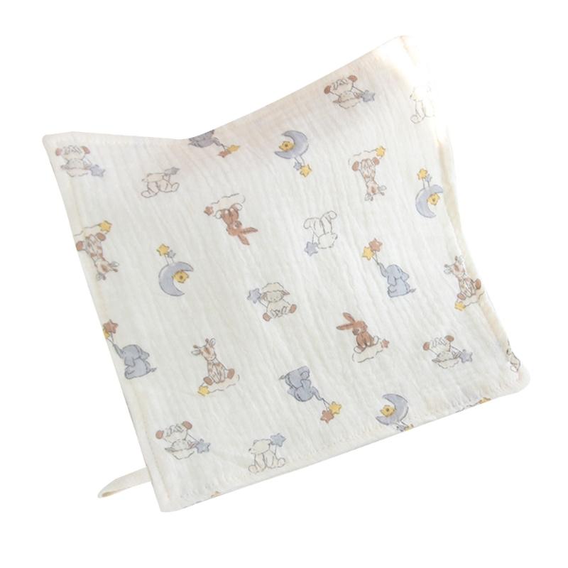 Cotton Washcloth Baby Muslin Face Towel for Delicate Skin 4-layer Absorbent Muslin Hand Washing Towel Newborn Burp Cloth