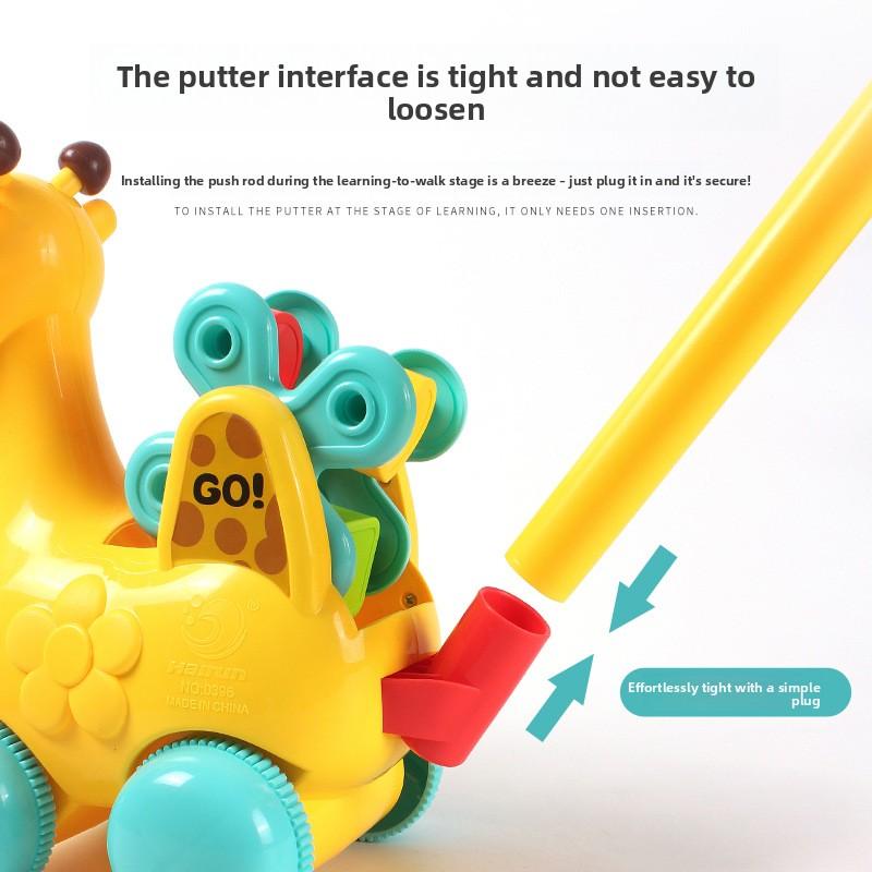 Cartoon Airplane Dog Large Cartoon Walker Dropshipping Hand-pushed Toy