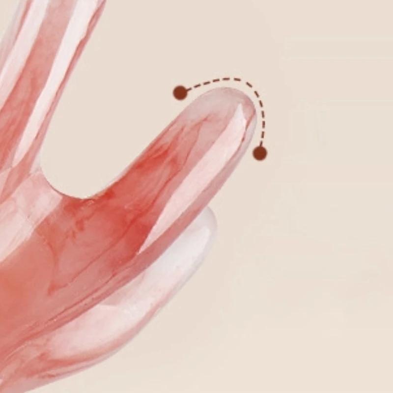 Resin Octopus Massage Comb Head Meridian Scraping Scalp Massage Brush Acupuncture Gua Sha Massage Comb Fatigue Relief Massage