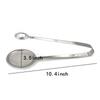 1PCS New Food Tg Clip Stainless Steel Cooking Frying Oil Strainer Colander Wire Fine Filter Mesh Spo Fried BBQ Salad Clip
