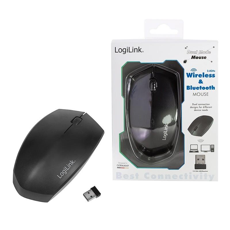 Ergonomic mouse wireless 2.4GHz, 1200dpi, black