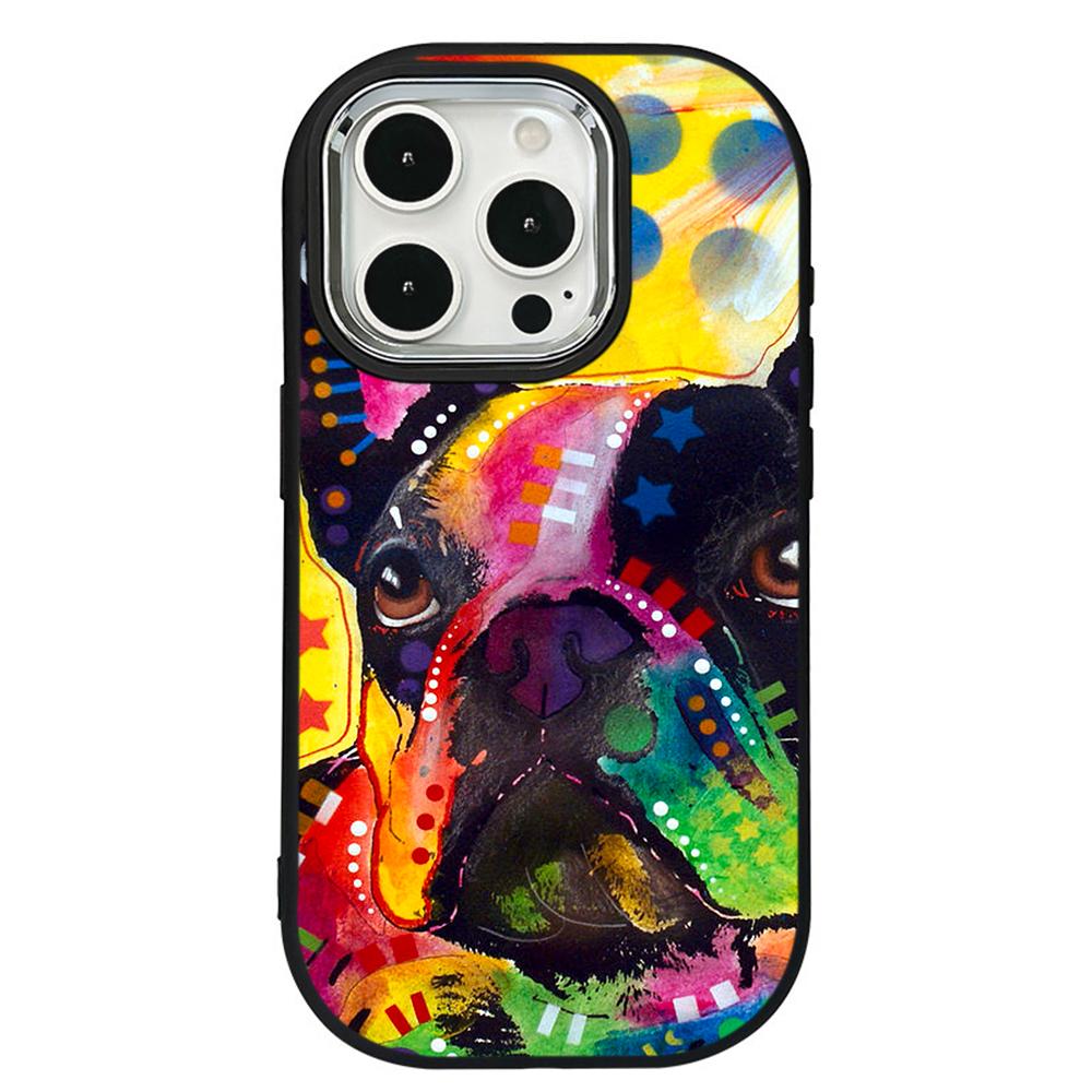 Für iPhone 13 14 15 Pro Max Samsung Galaxy A14 A15 A24 Xiaomi 13T Redmi 12C Soft Chubby Handyhülle A44 Französische Bulldogge Hund TPU-Abdeckung