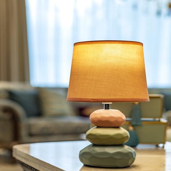 30cm Keramická stolní lampa 5W Teplá bílá Patice E14 LED žárovka součástí Moderní Dekorativní Noční lampa Obývací pokoj Akcentní světlo Dárek