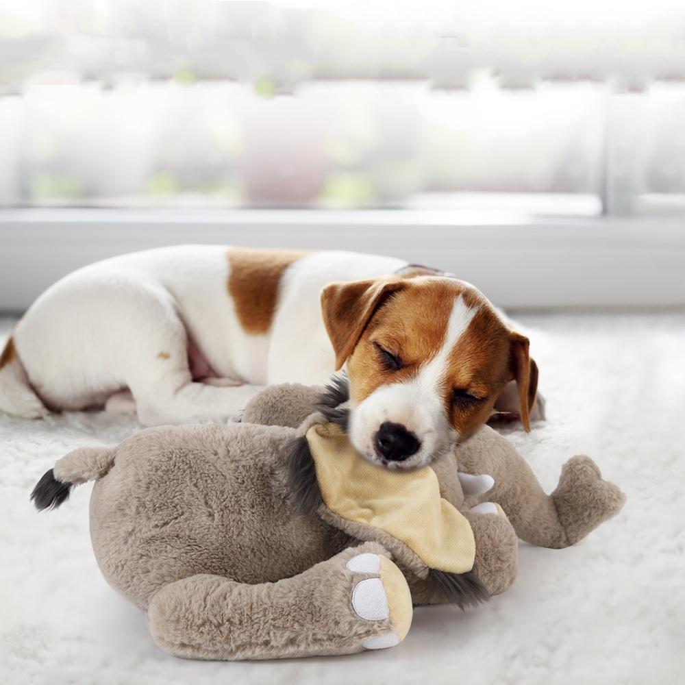 Custom Cartoon Elephant Plush Squeaky Dog Toy Interactive Puppy Toy For Pet Heartbeat Toys Perfect For Holiday Gifts