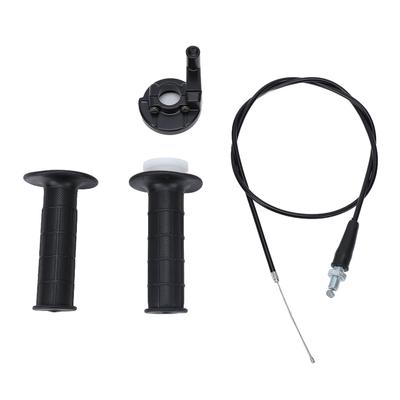 Cable de acelerador de motocicleta con juego de cables para moto de cross de 50cc 80cc 90cc 110cc 125cc 140cc 150cc 200cc Empuñaduras de acelerador de 7/8 pulgadas