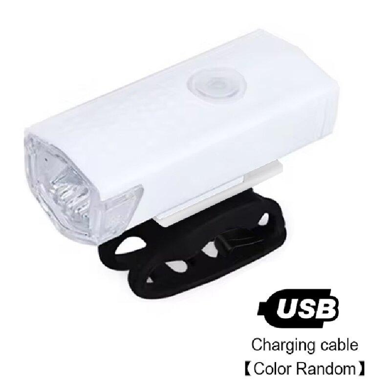 Bike Front Lights USB Rechargeable LED Bicycle Lamp for Night Riding MTB Headlight Flashlight Safety Cycling Accessories 3 Modes