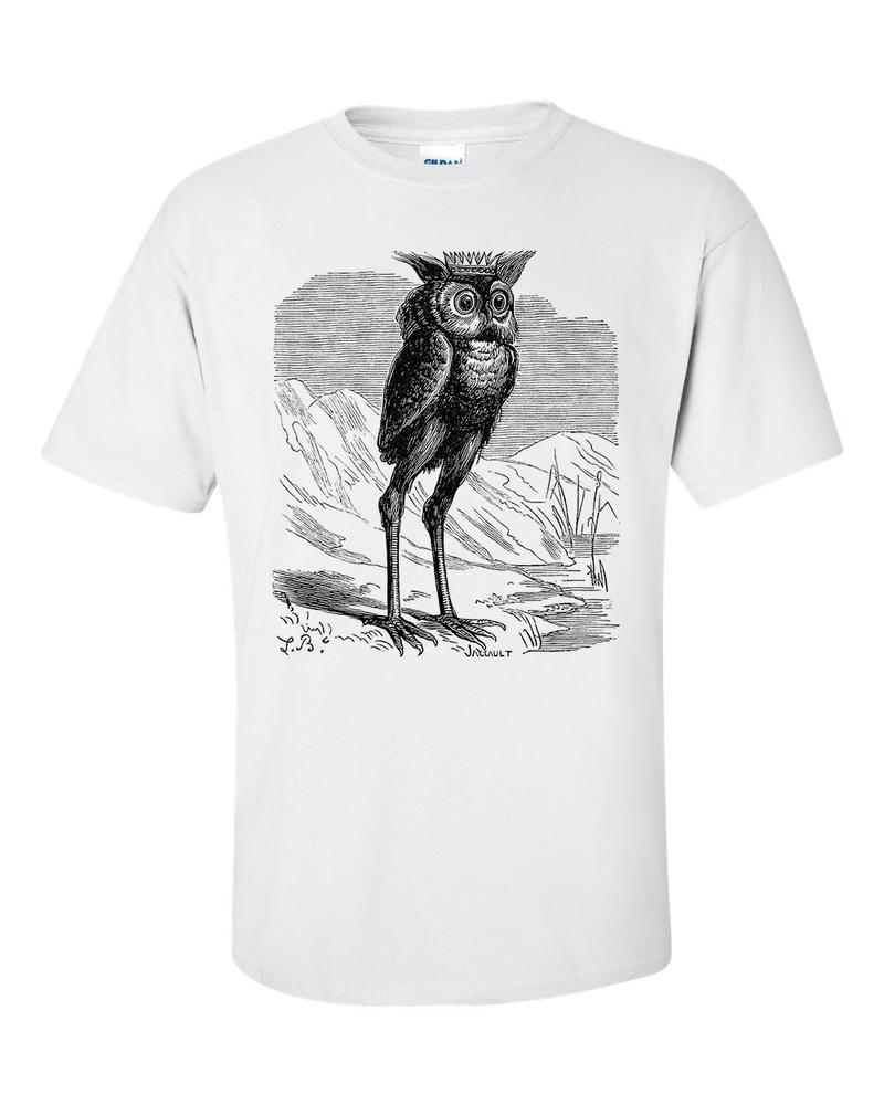 Stolas Demon Owl by Louis Breton Goblincore Cotagecore TShirt 2XL