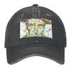WILLIAM BURROUGHS akvarellporträtt .1 Keps festmössa golfhatt äkta hatt Unisex svart Pojke Dam