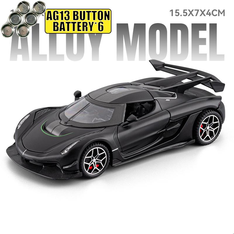 1:32 Jesko Super Sports Car Alloy Metal Diecast Model Car Holiday Present For Hobby Collectors Home Computer Desktop Decorations