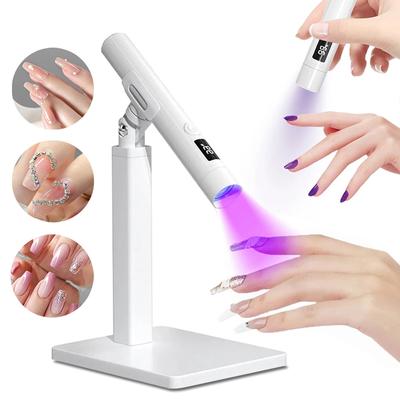 UV-LED-Nagellampe, Mini-UV-Nagellampe für die Maniküre, tragbarer Nageltrockner, Standlampe, professionelles ultraviolettes Mini-Nägel-Trocknungslicht