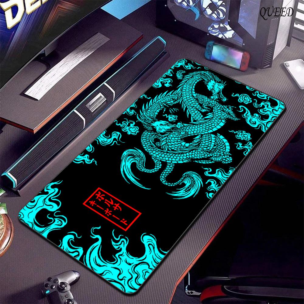 Red Dragon Large Mouse Pad Table Mat Gamer Mousemats Office Mouse Mat Rubber Anti Slip Big Mousepad Keyboard Mats For Computer