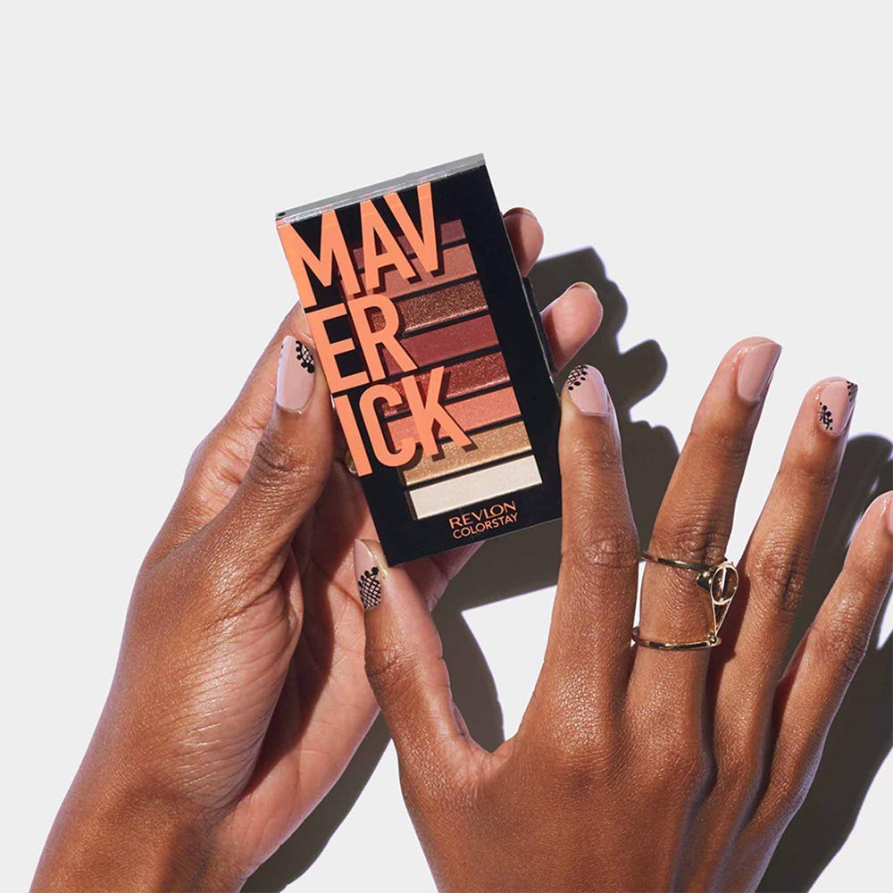 Revlon ColorStay Lux Book Palette 930 Maverick Orange Eyeshadow (Color Image Brown) 3.4g (x 1)