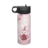 Moomin Vacuum Insulated Portable Mug, 500ml-600ml Stainless Steel Water Bottle for Car Use, Direct Drinking, Keeps Hot or Cold, Coffee Cup with Lid, P