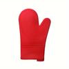 Heat Resistant Silicone Oven Mitts Set with Soft Cotton Lining, Long Flexible Thick Silicone Oven Gloves, Kitchen Mitt