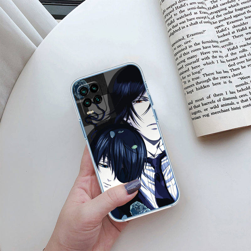JO6 Black Butler Phone Case for Motorola E22S E7 G6 G7 G8 G9 Plus Power Play G10 G20 G04 E30 E40 E22 E20 E13 G22 G23 G Stylus Play