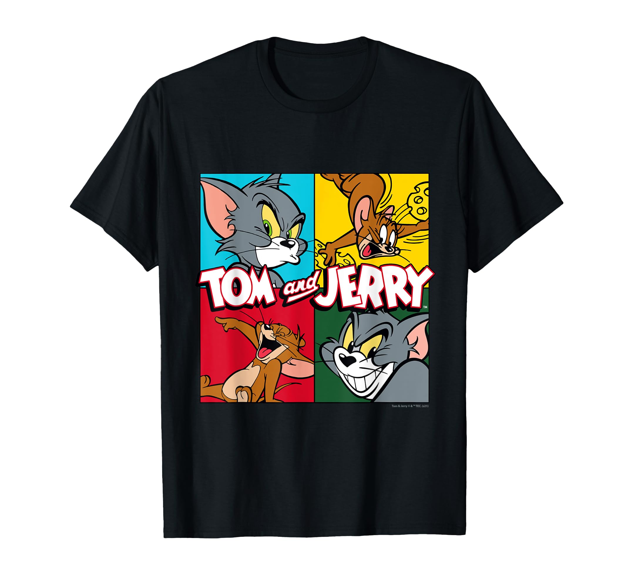 

Tom and Jerry Four Square T-Shirt