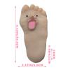 Tongue Sticking Out Big Feet Squeezing Toys Novel Soft Silicone Decompression Skills Slow Rebound Fun Expression Children'S Gift