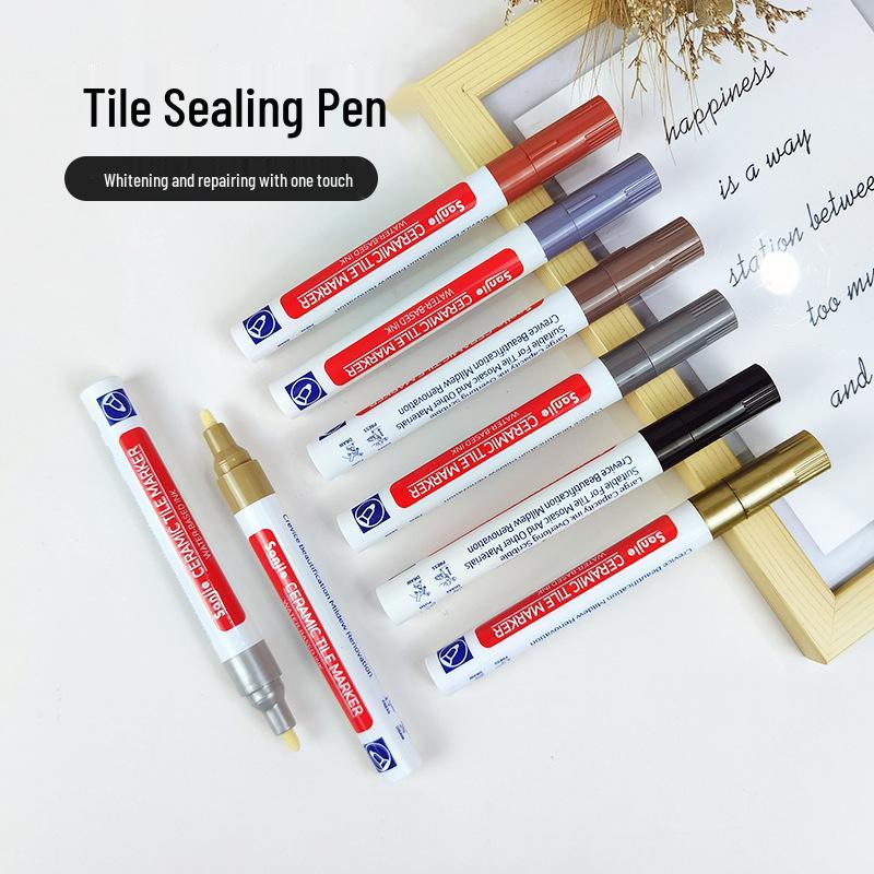 Tile Seam Pen: Mildew-Proof & Waterproof Color Repair for Kitchen & Bathroom Wall/Floor Gaps