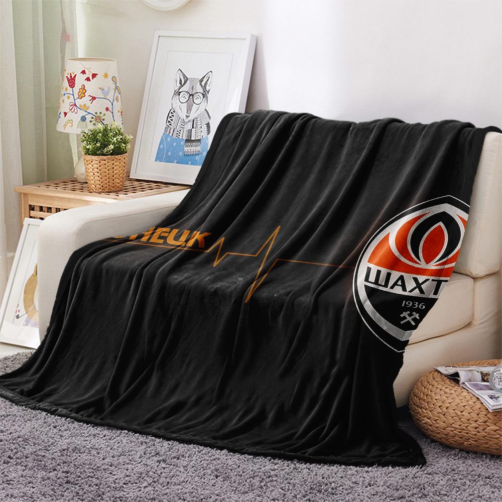 FC Shakhtar Donetsk  Print Flannel Blanket, High quality Comfortable for All Seasons, Home Decor, Warmth and Comfort