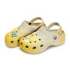 Crocs Classic Platform Clog 811 Made Mango Cheese Special Shoe Box Cute Cartoon Summer Soft Squishy Feel Women's Clogs Beige