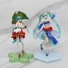 Anime Figure Wedding Dress Hatsune Miku Action Figures Kawaii Swimsuit Vocaloid PVC Collectible Statue Model Toys Girl Gifts