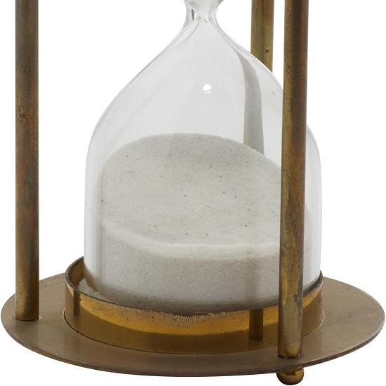 Clepsidră Metal Alamă, 15.24 cm Auriu